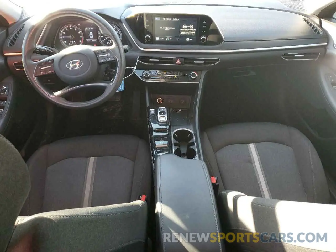 8 fotografías del automóvil dañado 5NPEG4JAXMH078620 HYUNDAI SONATA 2021