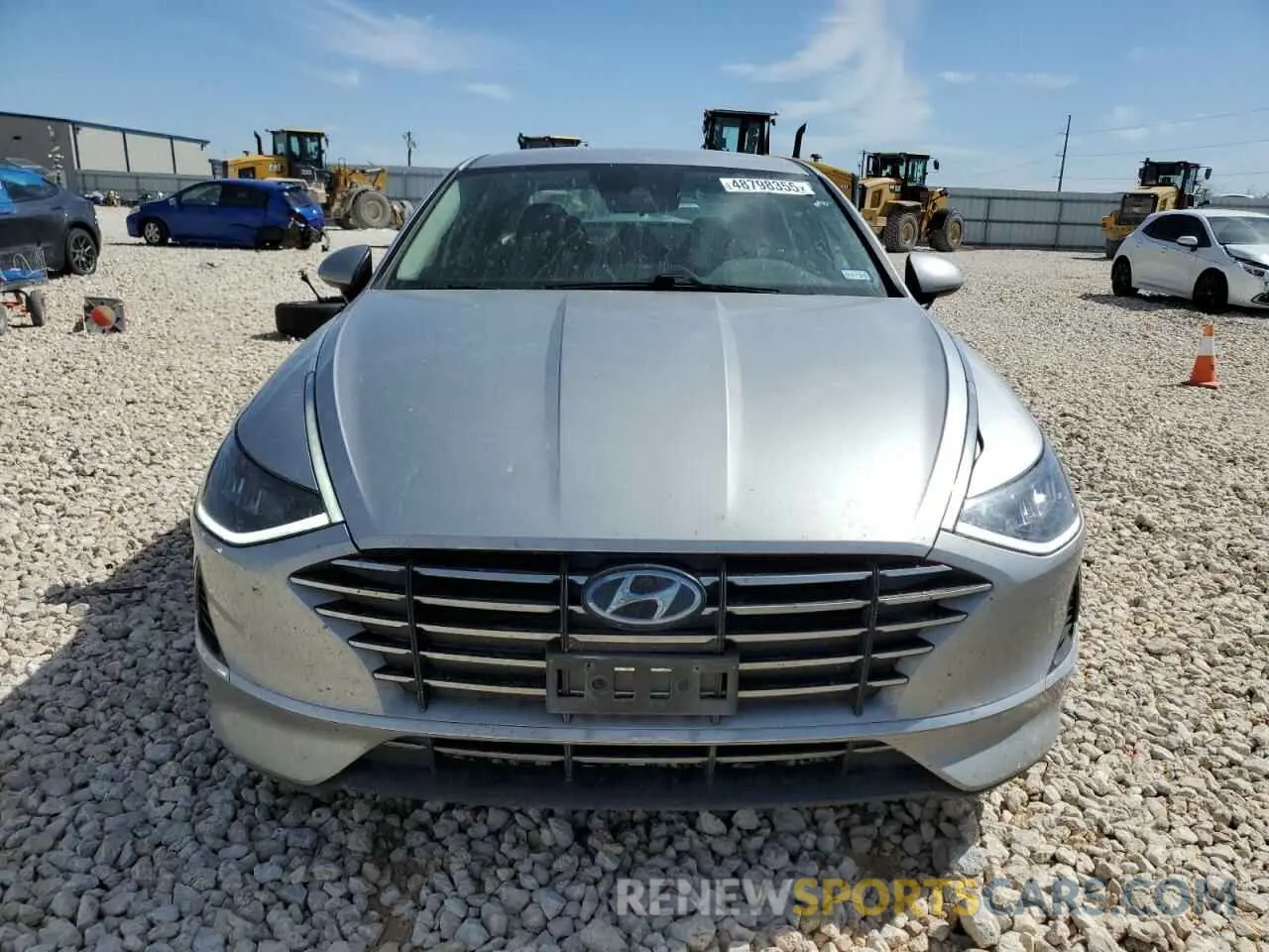 5 fotografías del automóvil dañado 5NPEG4JAXMH107856 HYUNDAI SONATA 2021