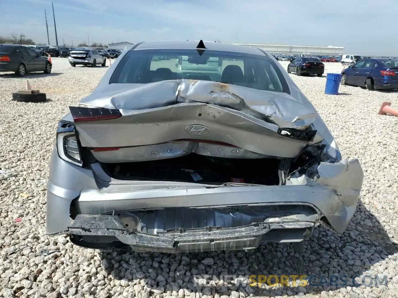 6 fotografías del automóvil dañado 5NPEG4JAXMH107856 HYUNDAI SONATA 2021