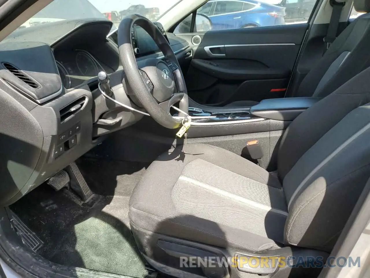 7 fotografías del automóvil dañado 5NPEG4JAXMH107856 HYUNDAI SONATA 2021