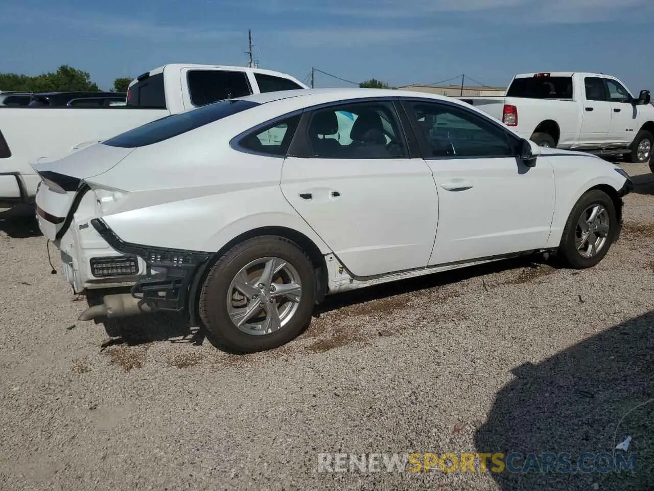 3 fotografías del automóvil dañado 5NPEG4JAXMH109364 HYUNDAI SONATA 2021