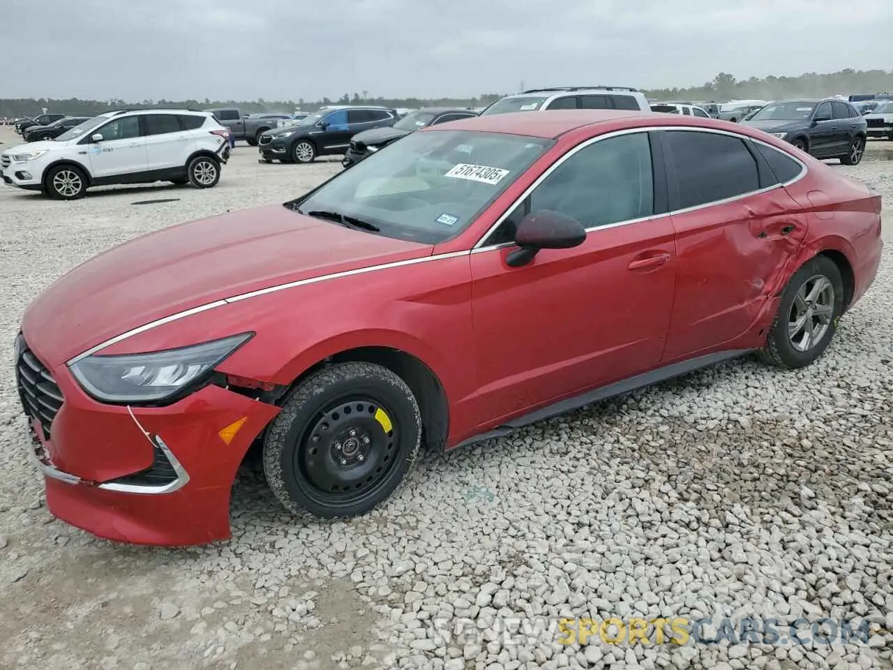 1 fotografías del automóvil dañado 5NPEG4JAXMH116976 HYUNDAI SONATA 2021