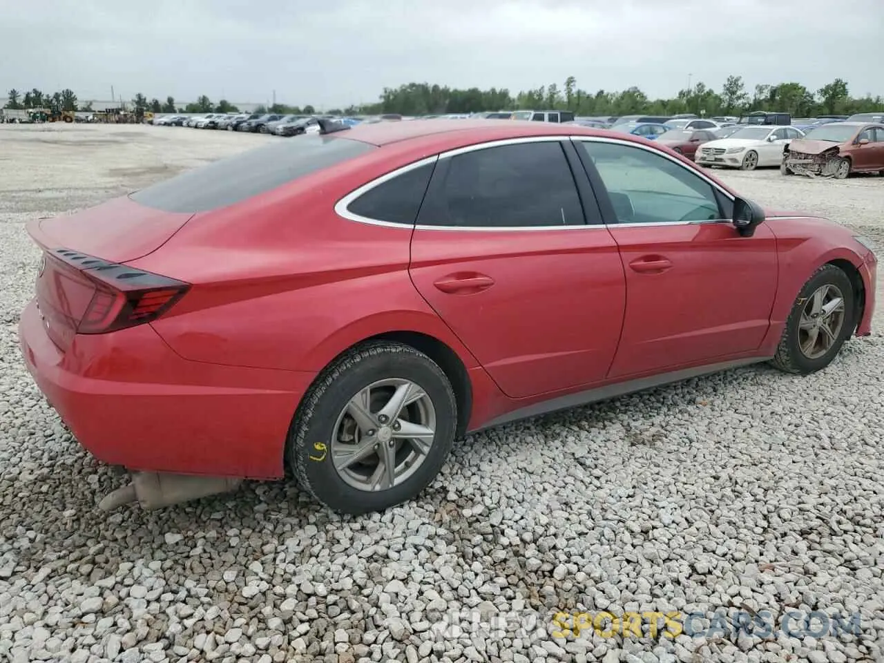 3 fotografías del automóvil dañado 5NPEG4JAXMH116976 HYUNDAI SONATA 2021