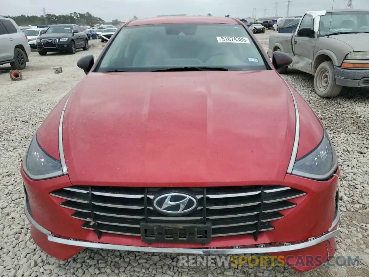 5 fotografías del automóvil dañado 5NPEG4JAXMH116976 HYUNDAI SONATA 2021