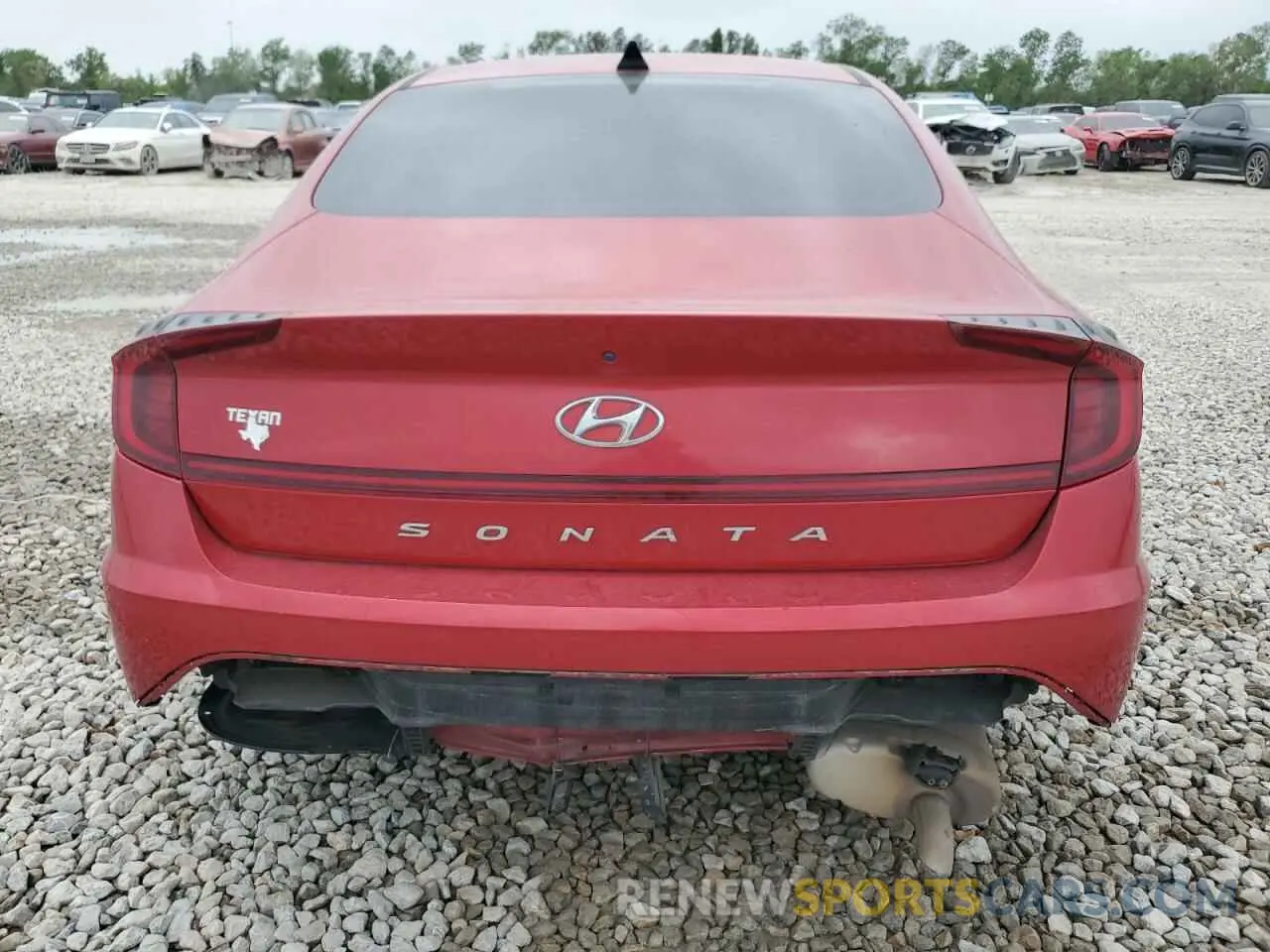 6 fotografías del automóvil dañado 5NPEG4JAXMH116976 HYUNDAI SONATA 2021