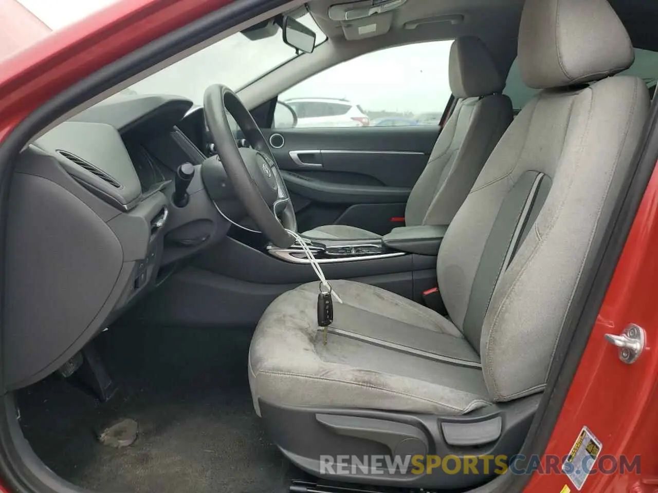 7 fotografías del automóvil dañado 5NPEG4JAXMH116976 HYUNDAI SONATA 2021
