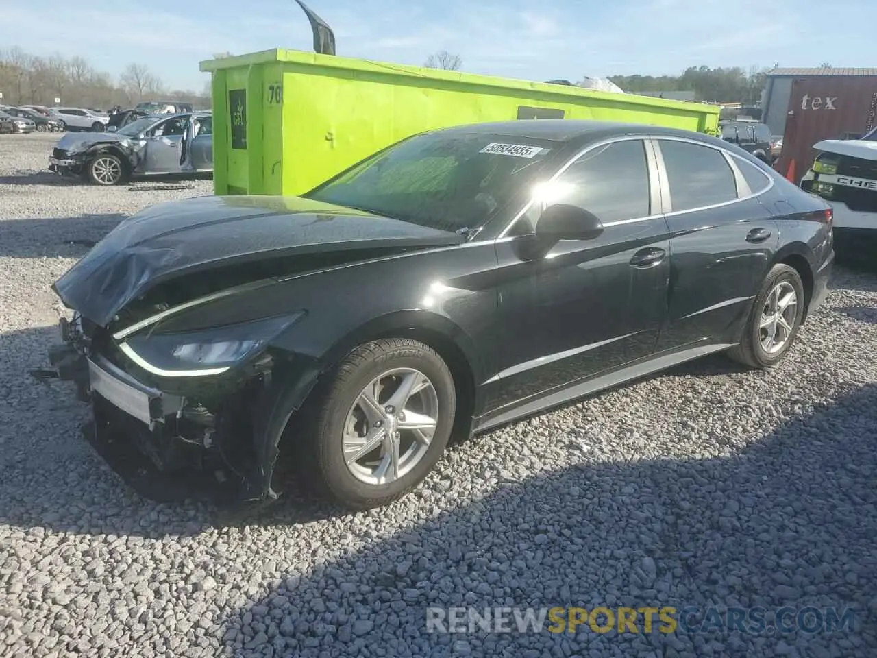 1 fotografías del automóvil dañado 5NPEG4JAXMH119831 HYUNDAI SONATA 2021