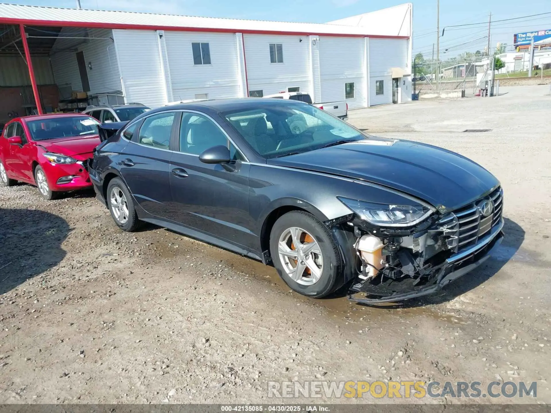 1 fotografías del automóvil dañado 5NPEG4JAXMH124446 HYUNDAI SONATA 2021