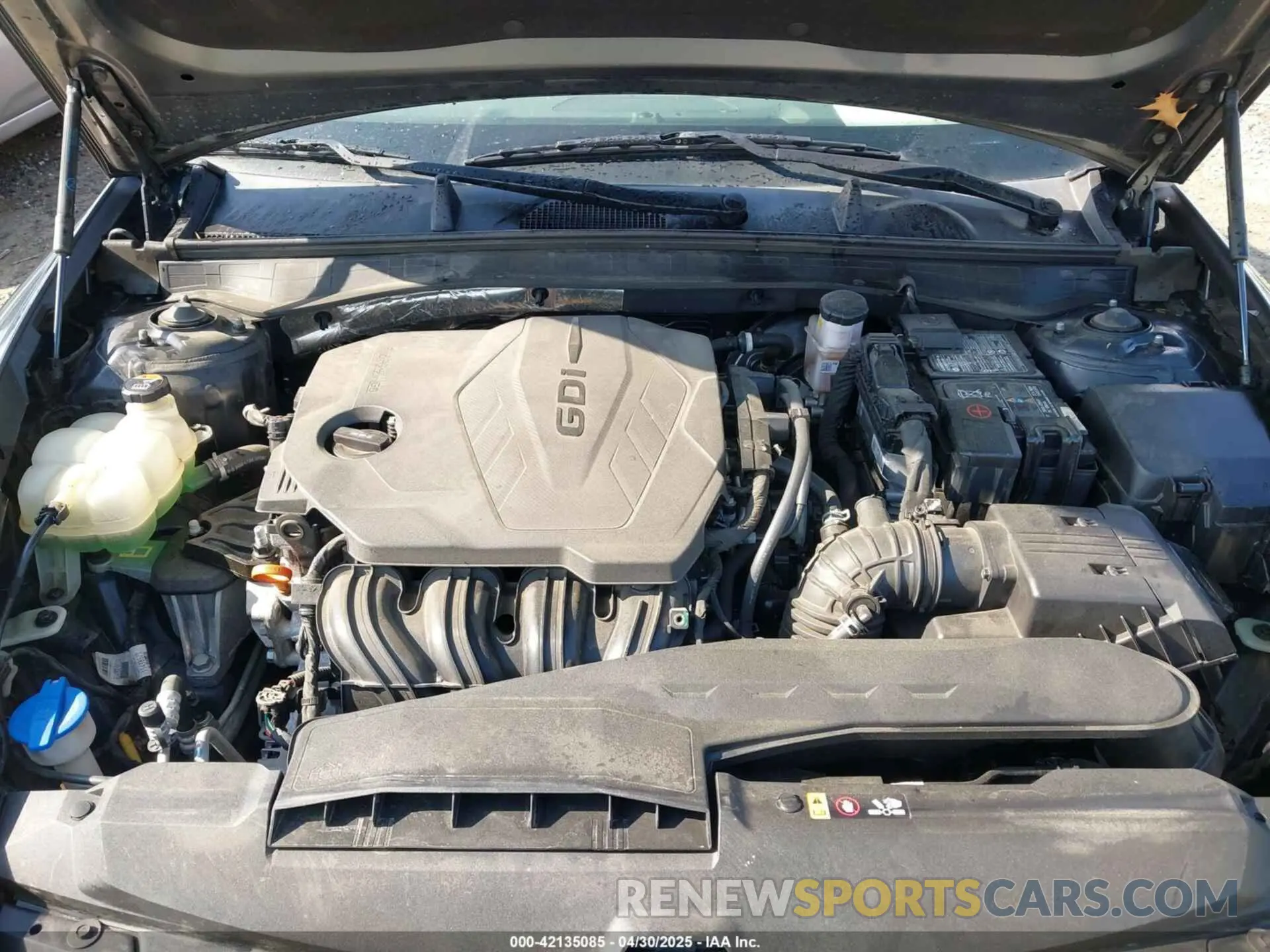 10 fotografías del automóvil dañado 5NPEG4JAXMH124446 HYUNDAI SONATA 2021