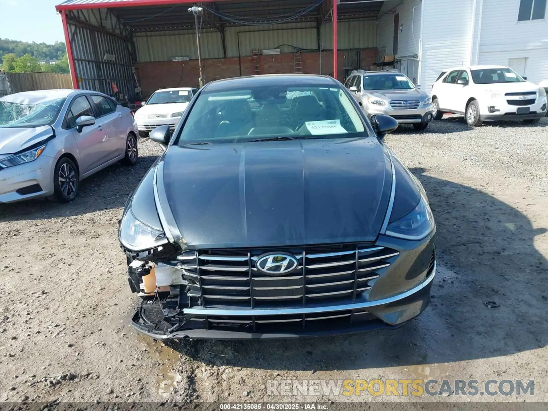 12 fotografías del automóvil dañado 5NPEG4JAXMH124446 HYUNDAI SONATA 2021