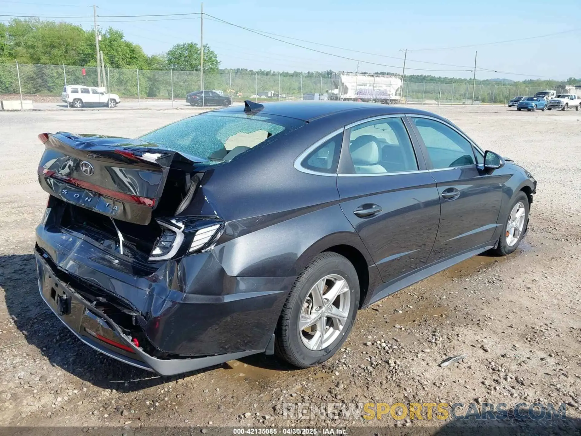 4 fotografías del automóvil dañado 5NPEG4JAXMH124446 HYUNDAI SONATA 2021