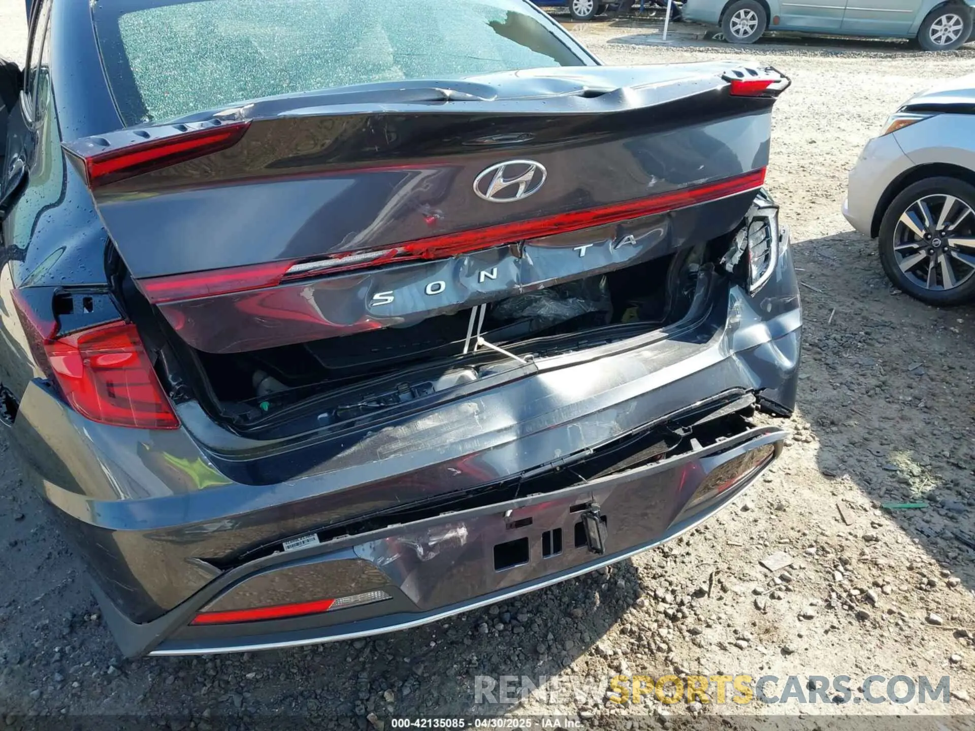 6 fotografías del automóvil dañado 5NPEG4JAXMH124446 HYUNDAI SONATA 2021