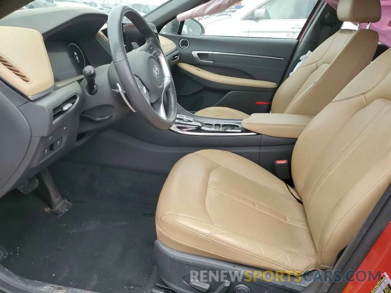 7 fotografías del automóvil dañado 5NPEH4J20MH090314 HYUNDAI SONATA 2021