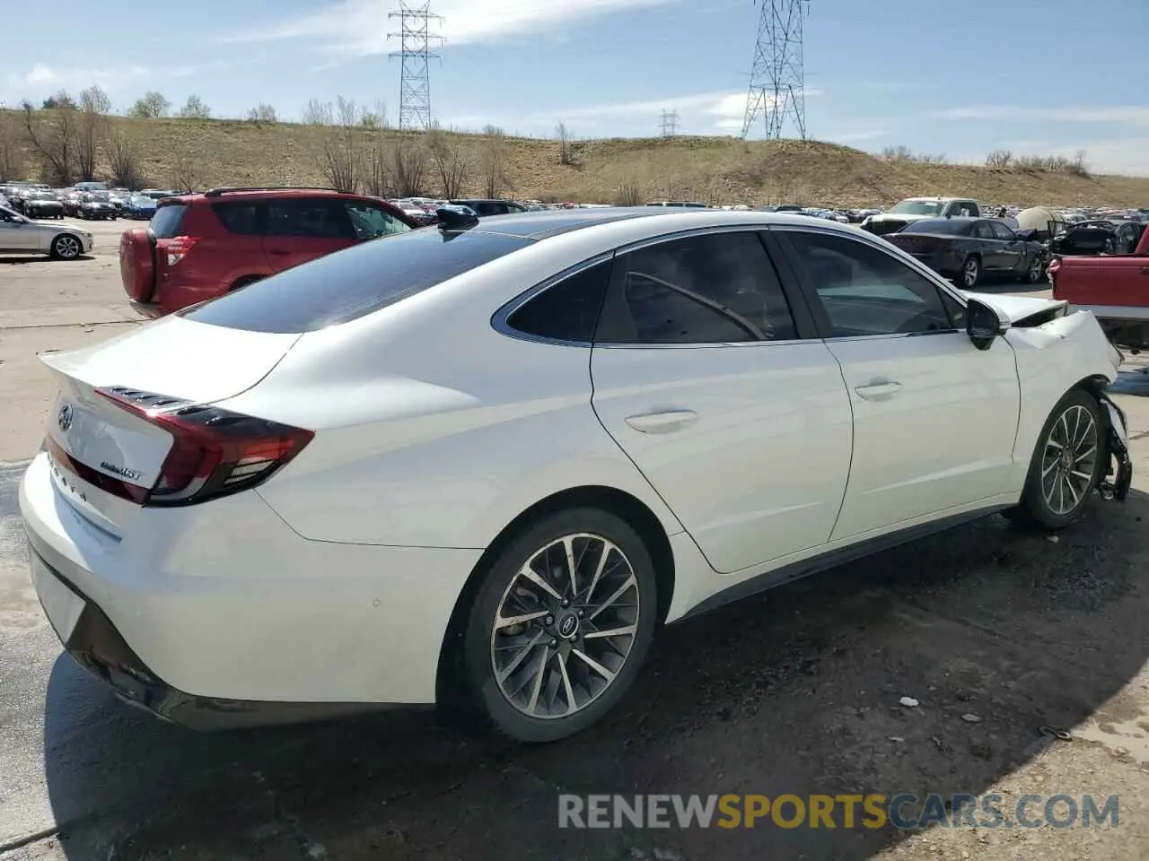 3 fotografías del automóvil dañado 5NPEH4J20MH105930 HYUNDAI SONATA 2021