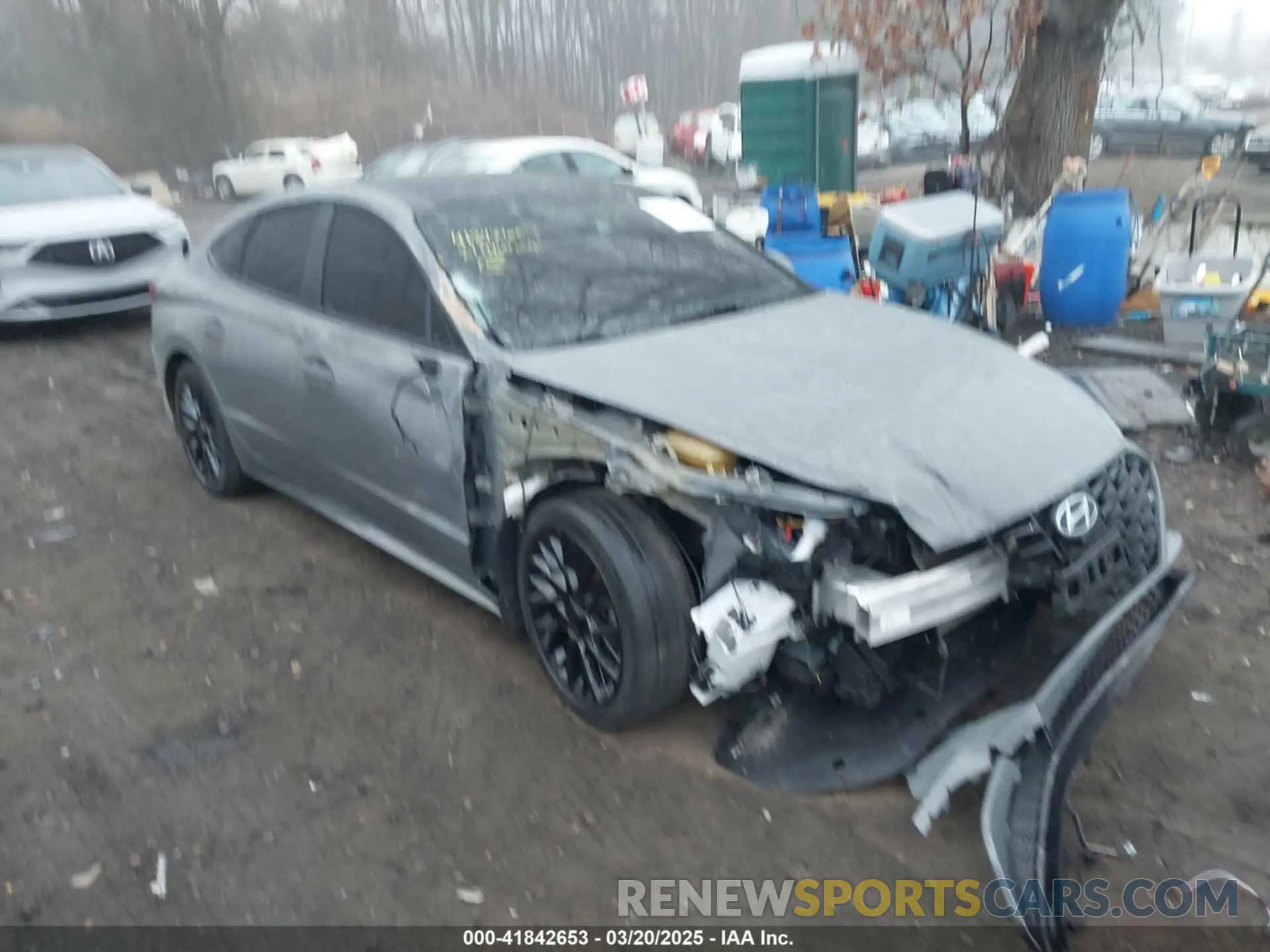 13 fotografías del automóvil dañado 5NPEH4J22MH097877 HYUNDAI SONATA 2021