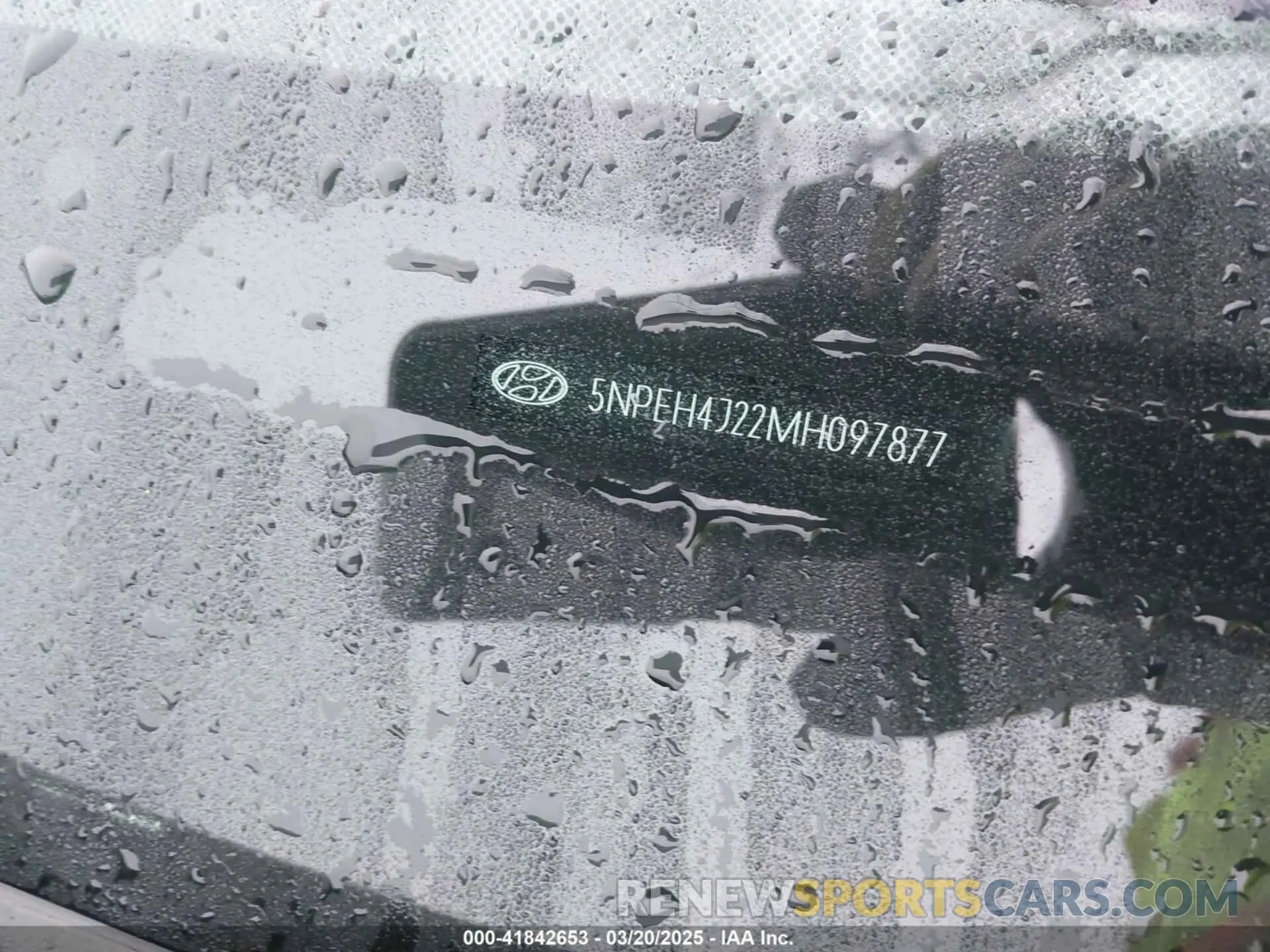 17 fotografías del automóvil dañado 5NPEH4J22MH097877 HYUNDAI SONATA 2021