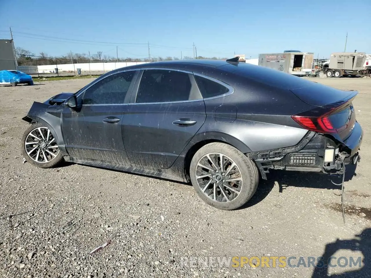 2 fotografías del automóvil dañado 5NPEH4J22MH101023 HYUNDAI SONATA 2021