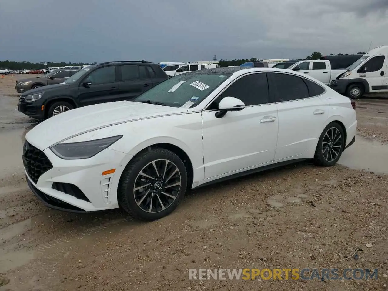 1 fotografías del automóvil dañado 5NPEH4J22MH101653 HYUNDAI SONATA 2021