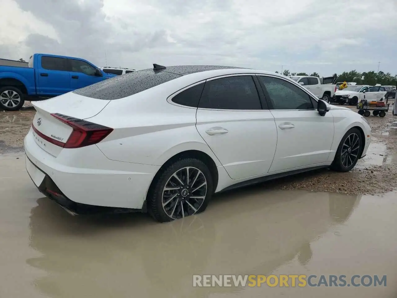 3 fotografías del automóvil dañado 5NPEH4J22MH101653 HYUNDAI SONATA 2021
