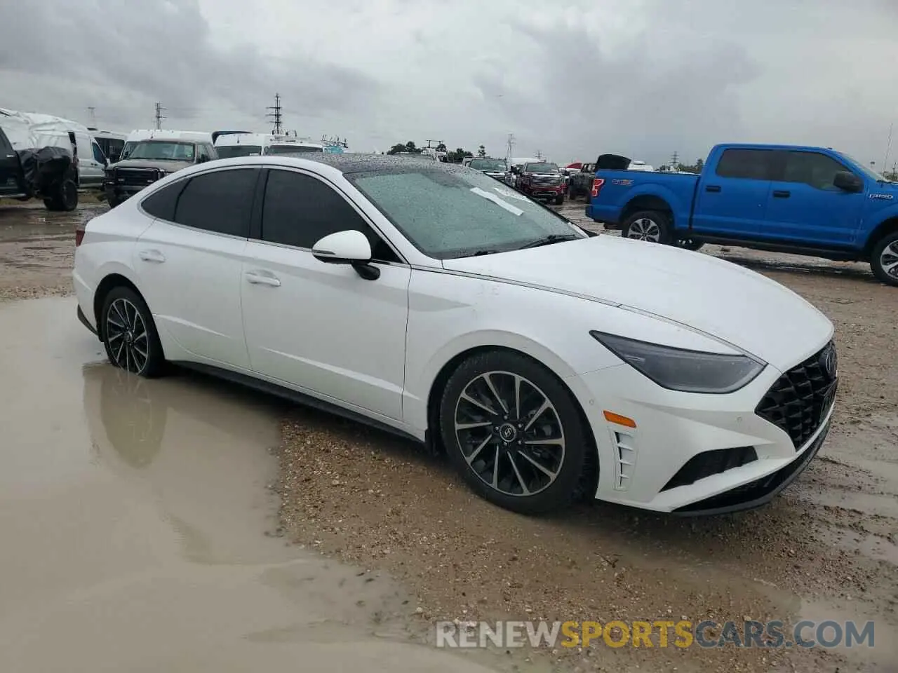 4 fotografías del automóvil dañado 5NPEH4J22MH101653 HYUNDAI SONATA 2021