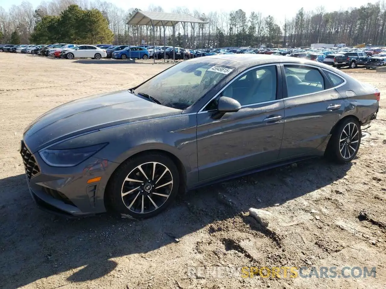 1 fotografías del automóvil dañado 5NPEH4J23MH095748 HYUNDAI SONATA 2021