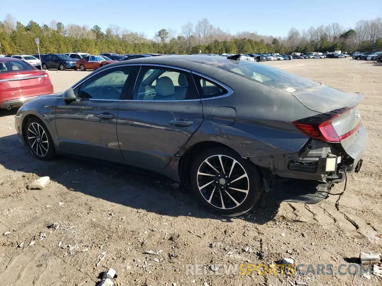 2 fotografías del automóvil dañado 5NPEH4J23MH095748 HYUNDAI SONATA 2021