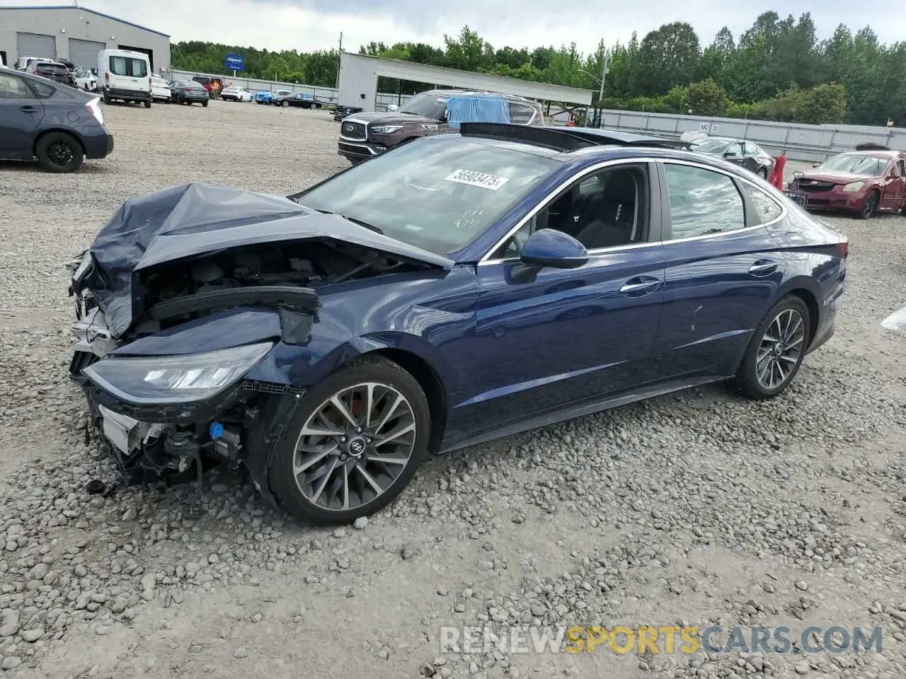1 fotografías del automóvil dañado 5NPEH4J23MH109731 HYUNDAI SONATA 2021
