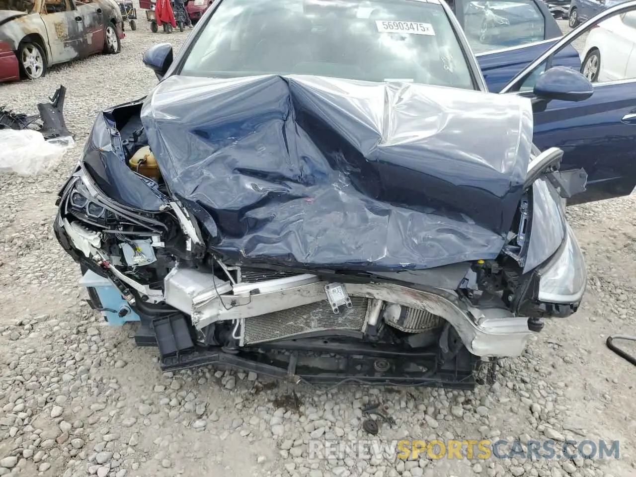 11 fotografías del automóvil dañado 5NPEH4J23MH109731 HYUNDAI SONATA 2021