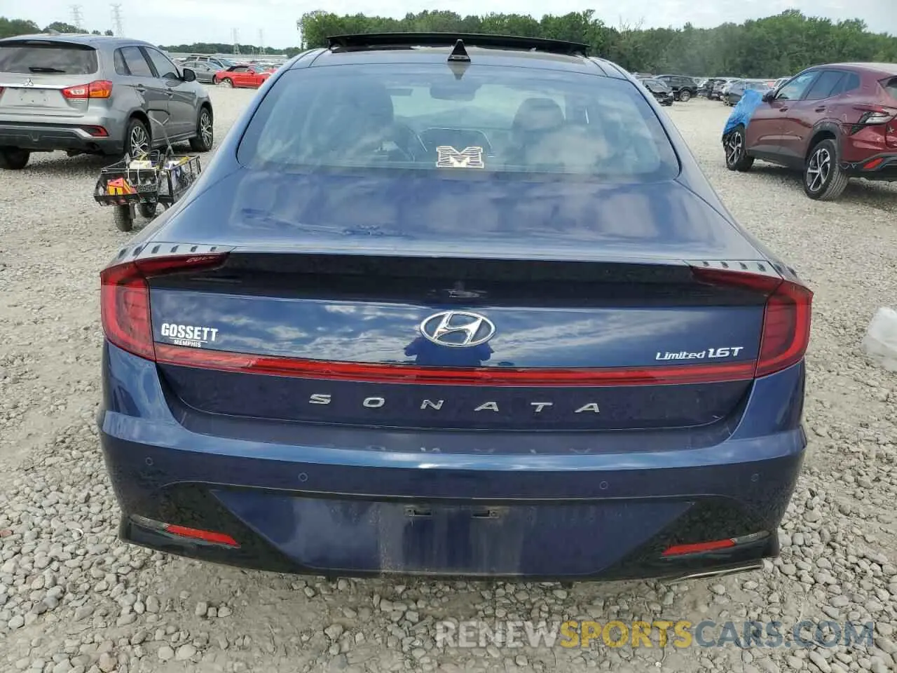 6 fotografías del automóvil dañado 5NPEH4J23MH109731 HYUNDAI SONATA 2021