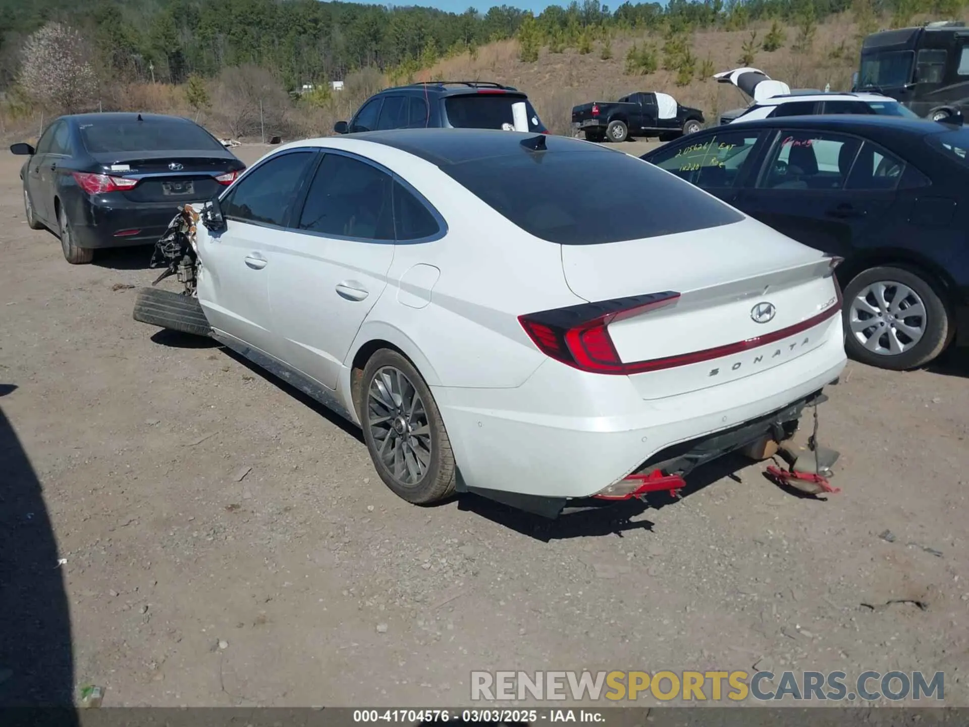 3 fotografías del automóvil dañado 5NPEH4J23MH115934 HYUNDAI SONATA 2021