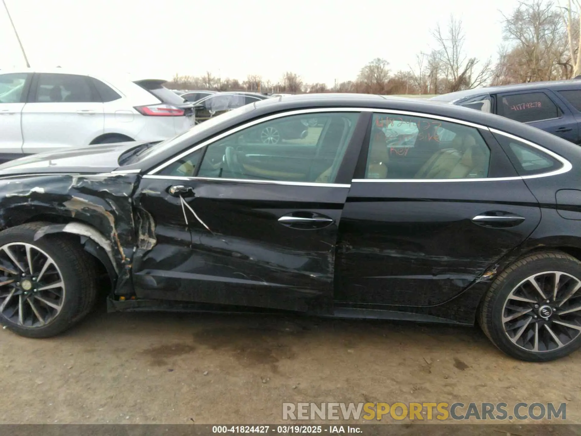 14 fotografías del automóvil dañado 5NPEH4J24MH085293 HYUNDAI SONATA 2021