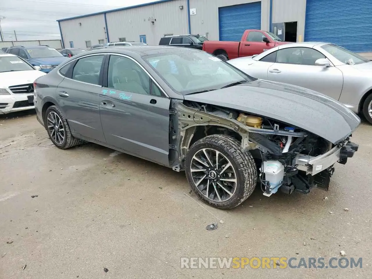 4 fotografías del automóvil dañado 5NPEH4J25MH091040 HYUNDAI SONATA 2021