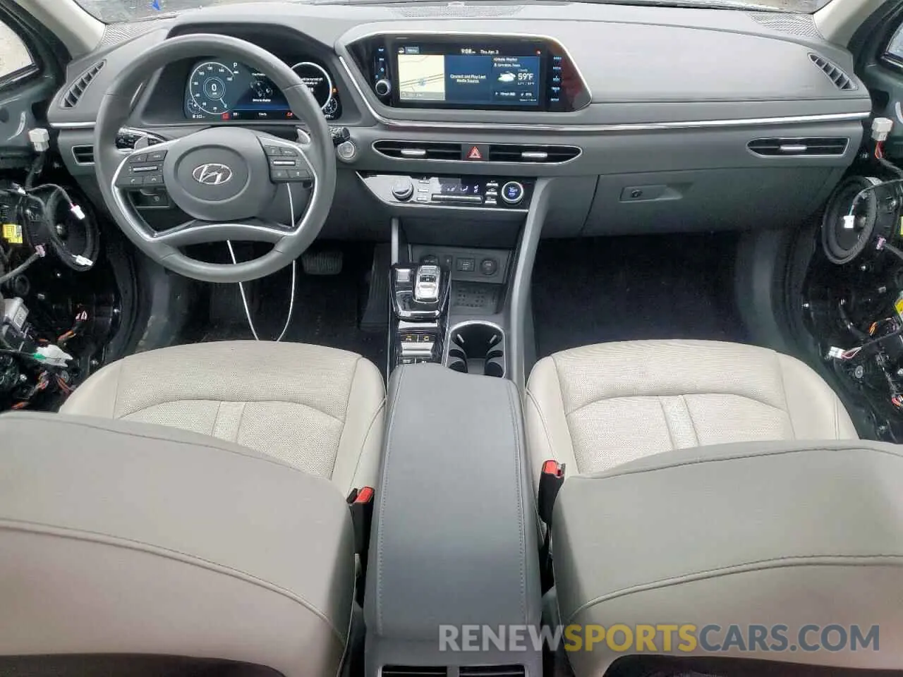 8 fotografías del automóvil dañado 5NPEH4J25MH091040 HYUNDAI SONATA 2021
