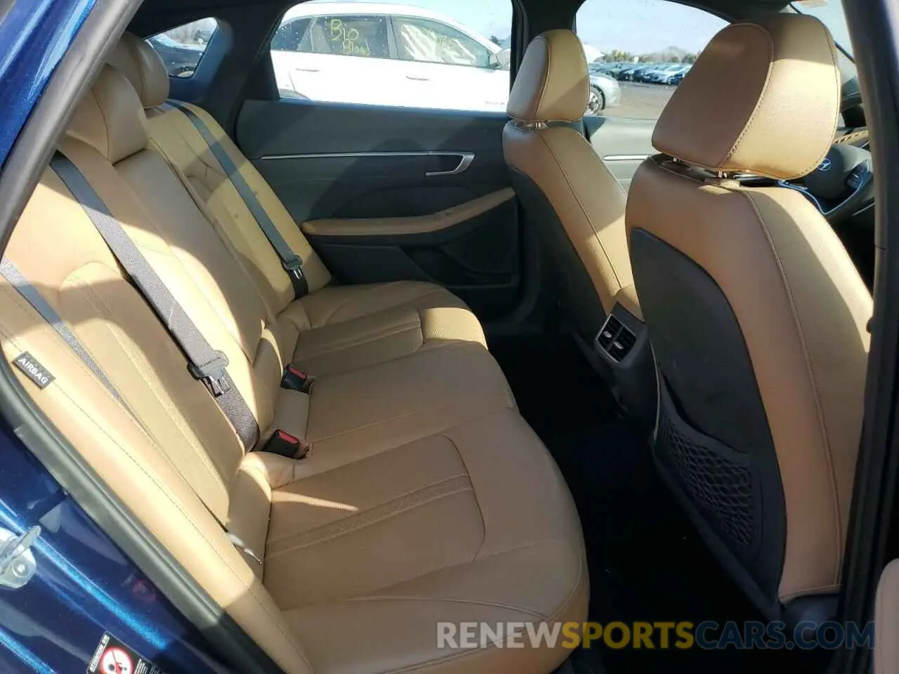 10 fotografías del automóvil dañado 5NPEH4J25MH097372 HYUNDAI SONATA 2021