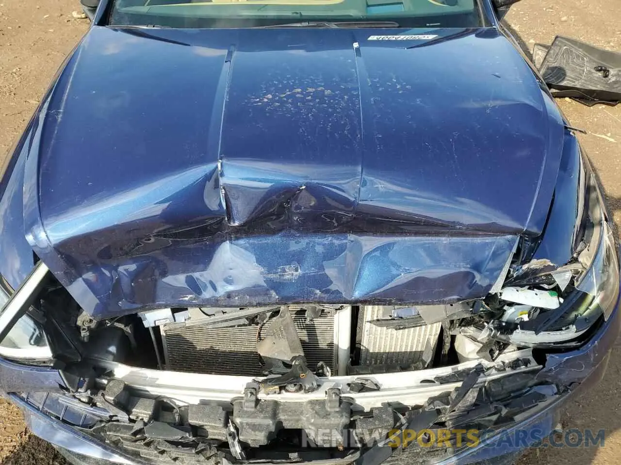 11 fotografías del automóvil dañado 5NPEH4J25MH097372 HYUNDAI SONATA 2021