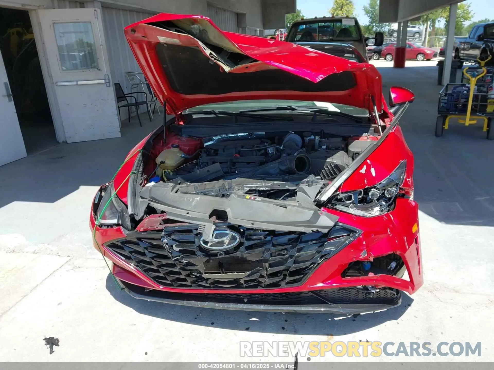 10 fotografías del automóvil dañado 5NPEH4J25MH110220 HYUNDAI SONATA 2021