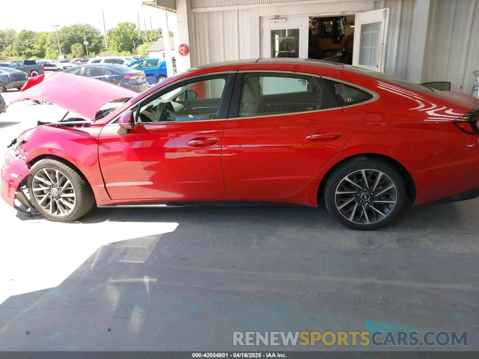 14 fotografías del automóvil dañado 5NPEH4J25MH110220 HYUNDAI SONATA 2021