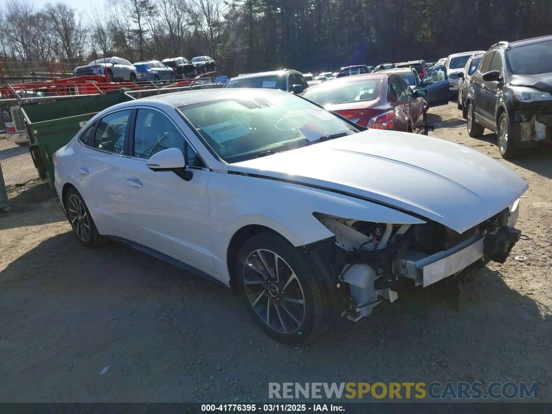 1 fotografías del automóvil dañado 5NPEH4J25MH124862 HYUNDAI SONATA 2021