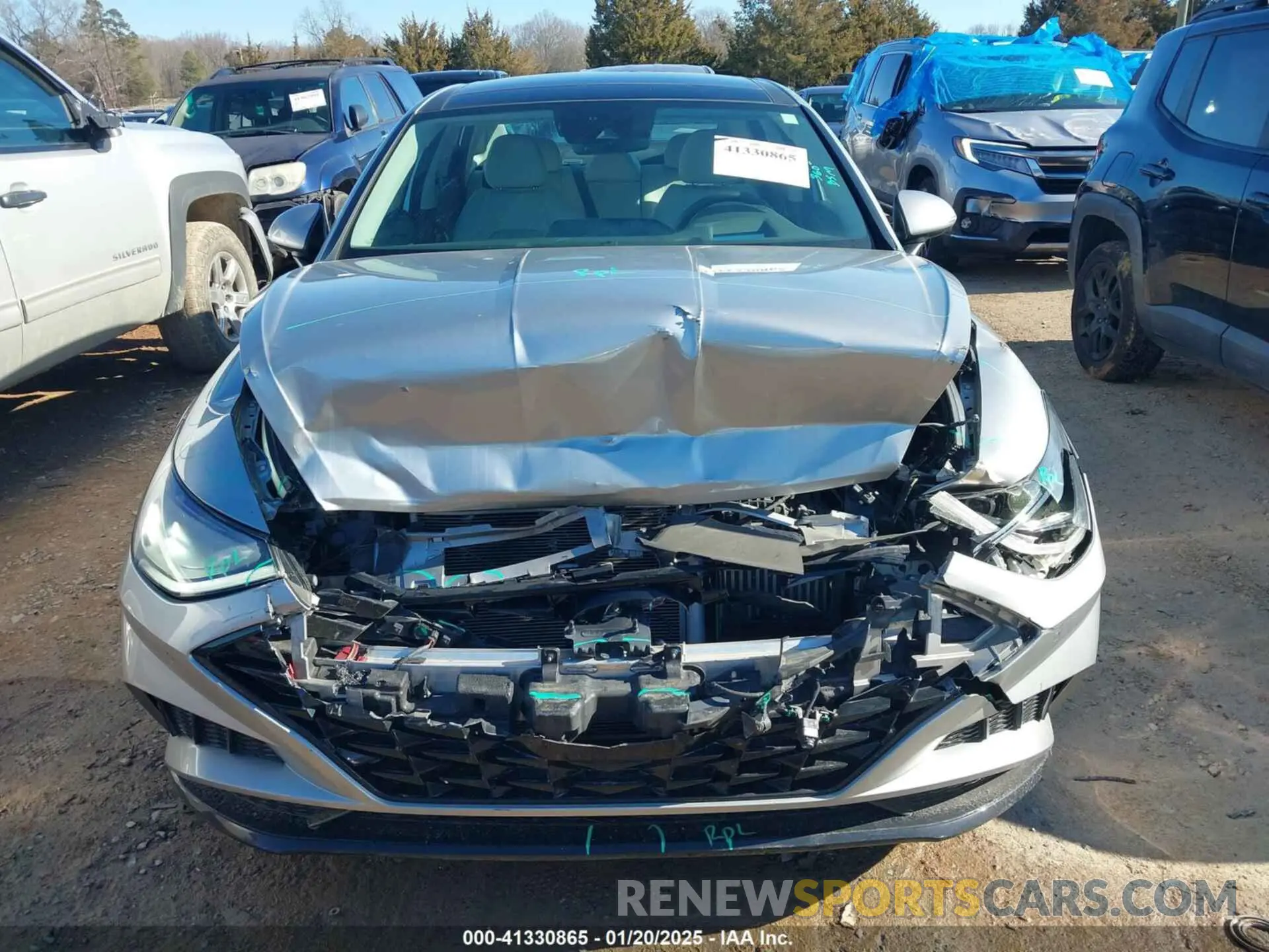 12 fotografías del automóvil dañado 5NPEH4J26MH066194 HYUNDAI SONATA 2021