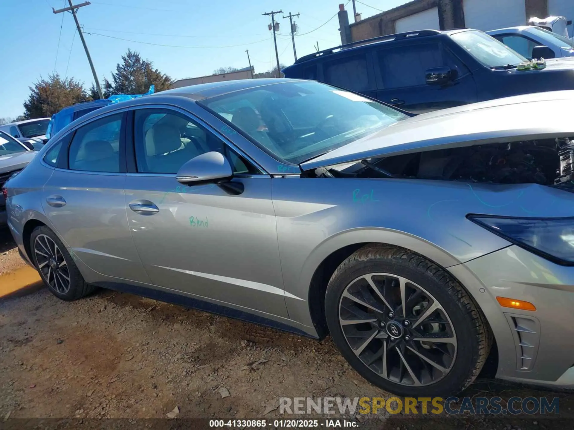13 fotografías del automóvil dañado 5NPEH4J26MH066194 HYUNDAI SONATA 2021