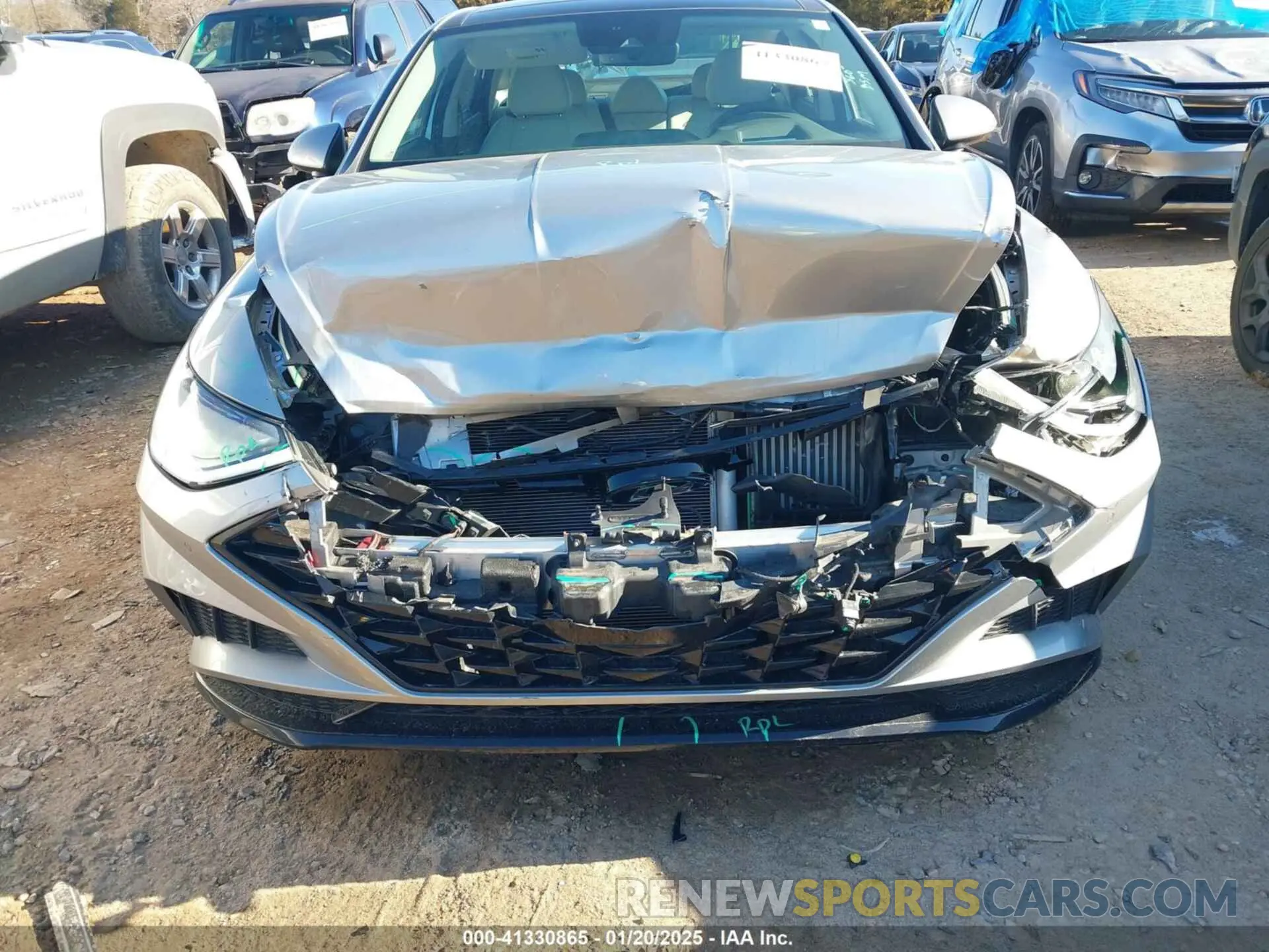 6 fotografías del automóvil dañado 5NPEH4J26MH066194 HYUNDAI SONATA 2021