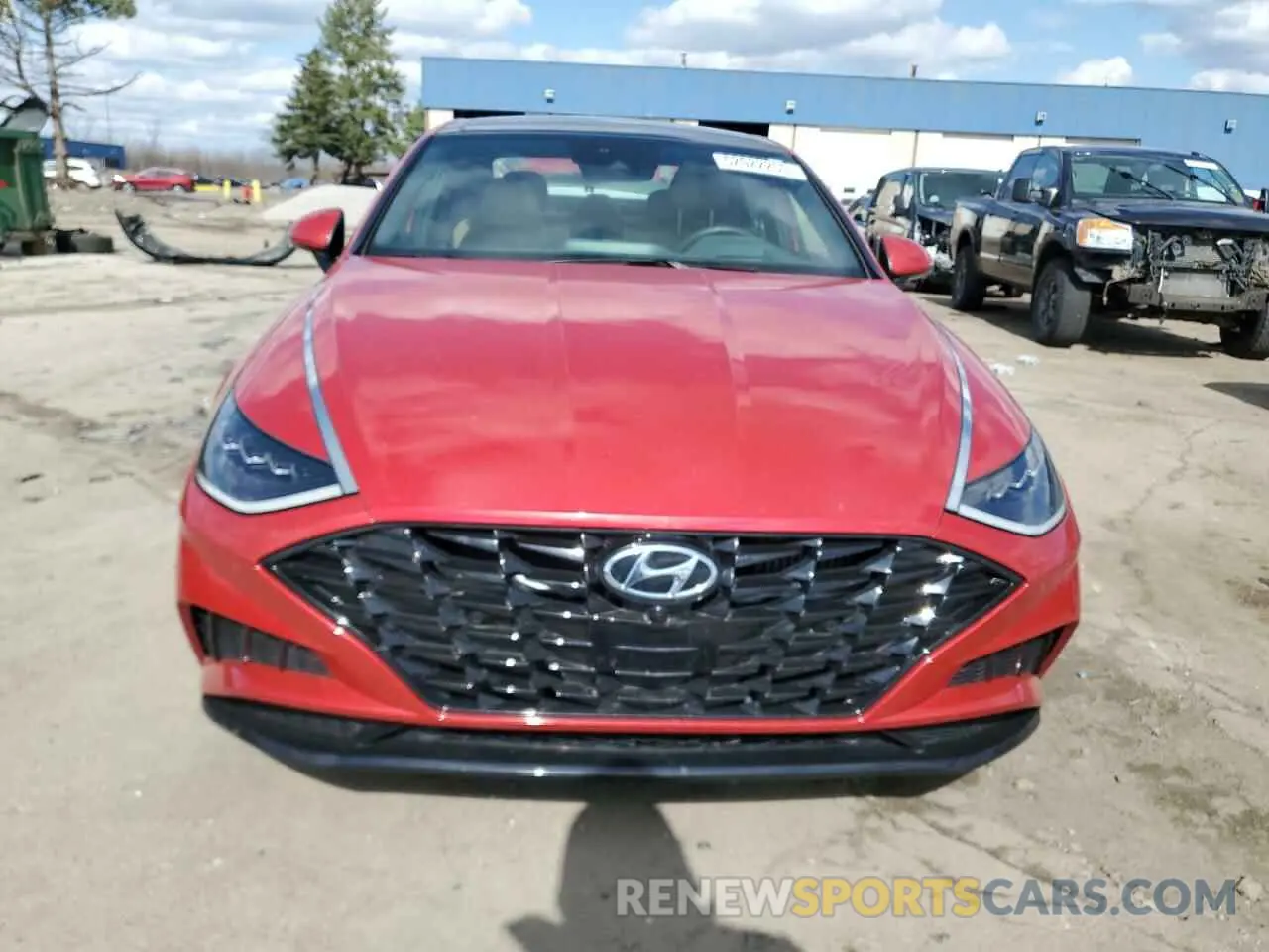 5 fotografías del automóvil dañado 5NPEH4J26MH077955 HYUNDAI SONATA 2021