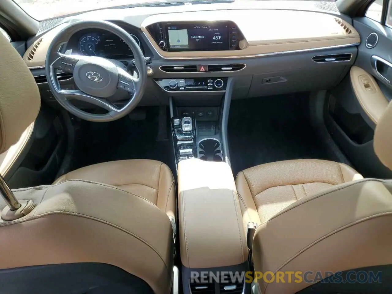 8 fotografías del automóvil dañado 5NPEH4J26MH077955 HYUNDAI SONATA 2021
