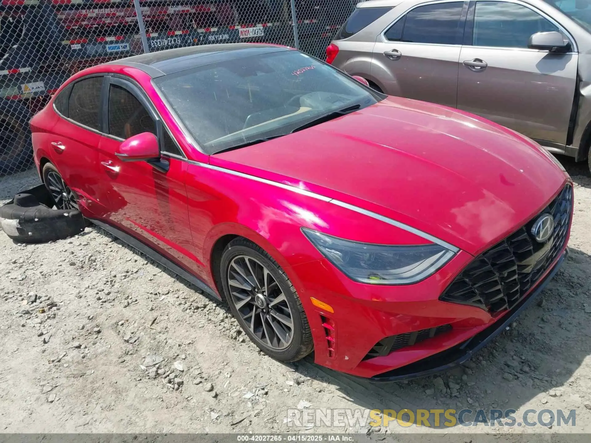 1 fotografías del automóvil dañado 5NPEH4J26MH083738 HYUNDAI SONATA 2021
