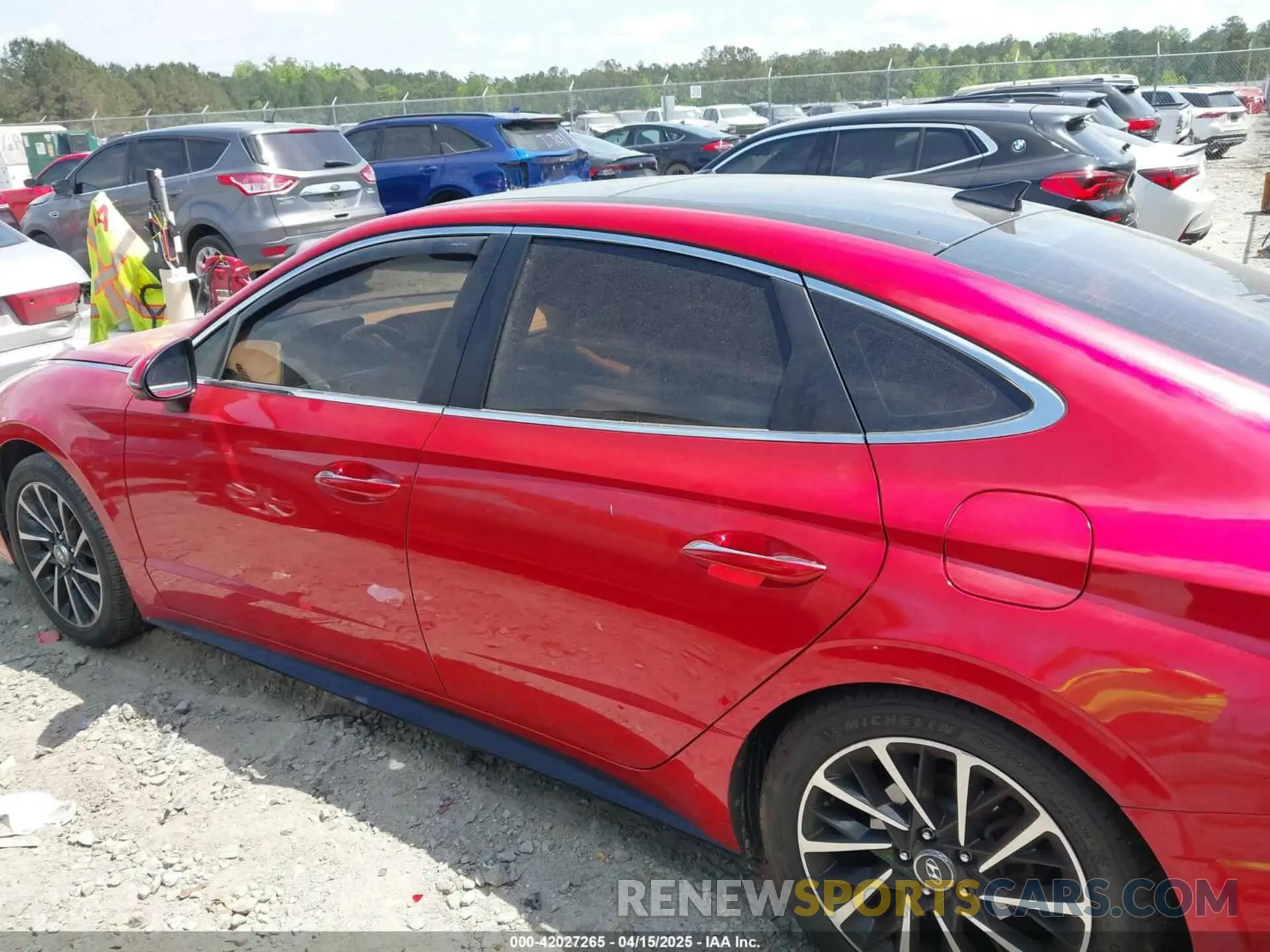 14 fotografías del automóvil dañado 5NPEH4J26MH083738 HYUNDAI SONATA 2021