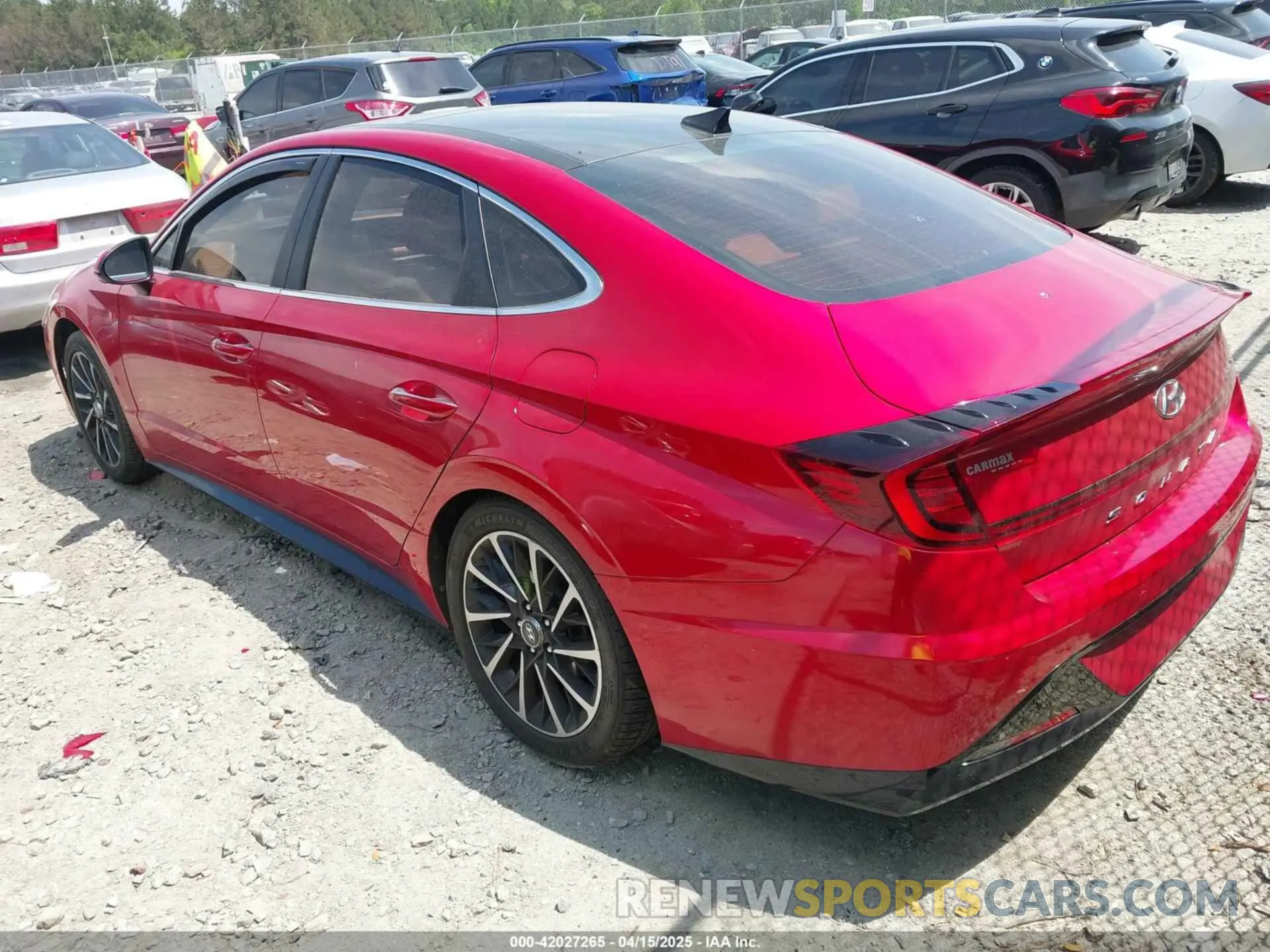 3 fotografías del automóvil dañado 5NPEH4J26MH083738 HYUNDAI SONATA 2021