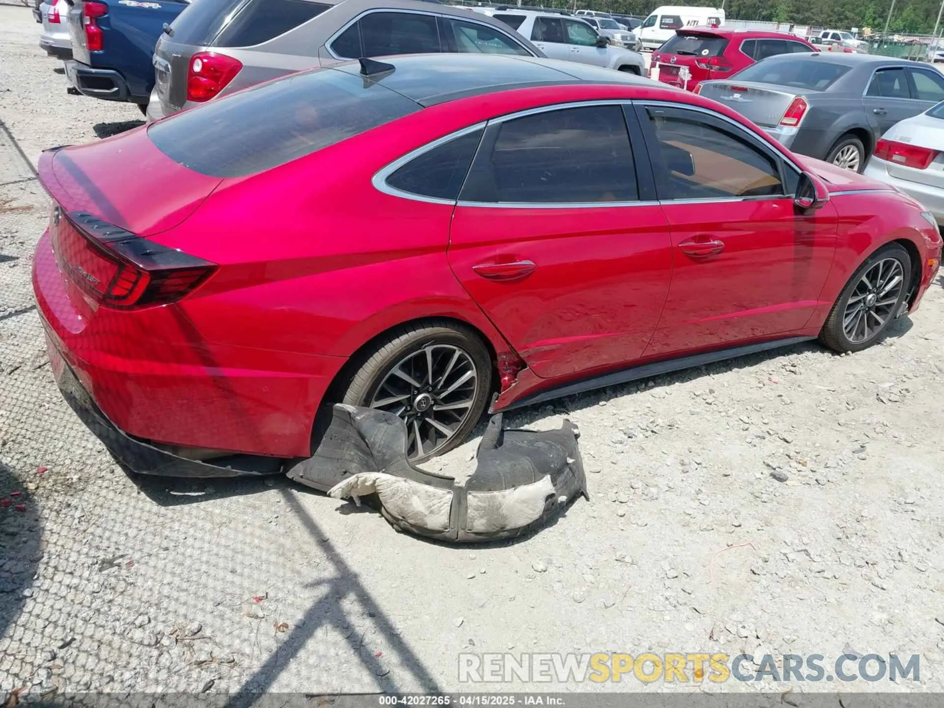 4 fotografías del automóvil dañado 5NPEH4J26MH083738 HYUNDAI SONATA 2021