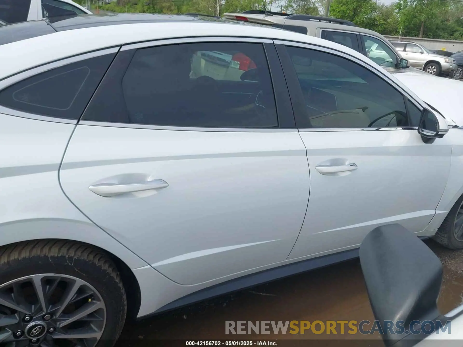 14 fotografías del automóvil dañado 5NPEH4J26MH102515 HYUNDAI SONATA 2021
