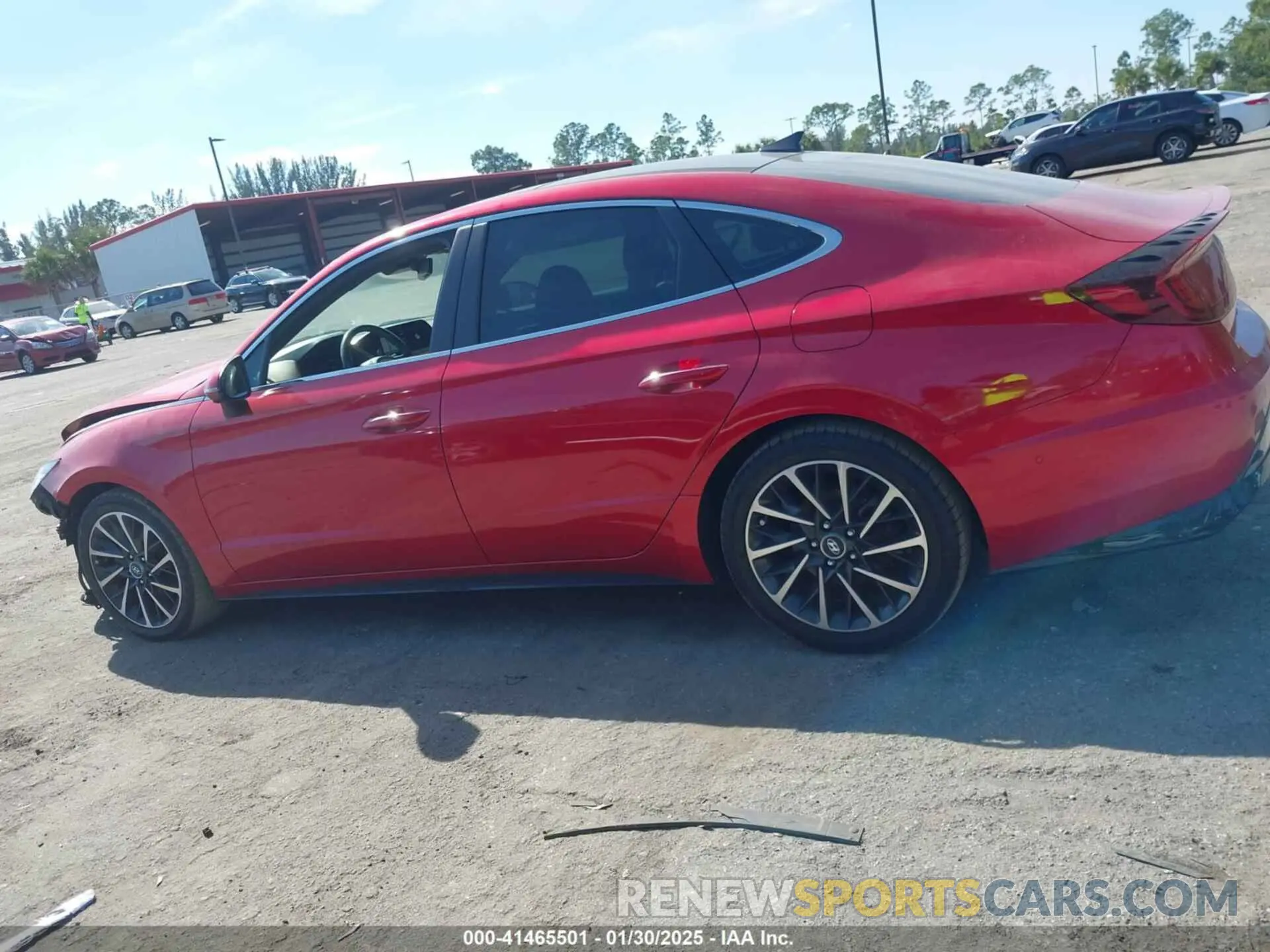 14 fotografías del automóvil dañado 5NPEH4J26MH104944 HYUNDAI SONATA 2021