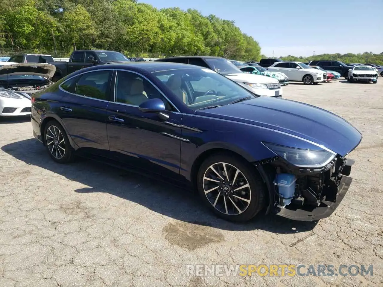 4 fotografías del automóvil dañado 5NPEH4J26MH118293 HYUNDAI SONATA 2021